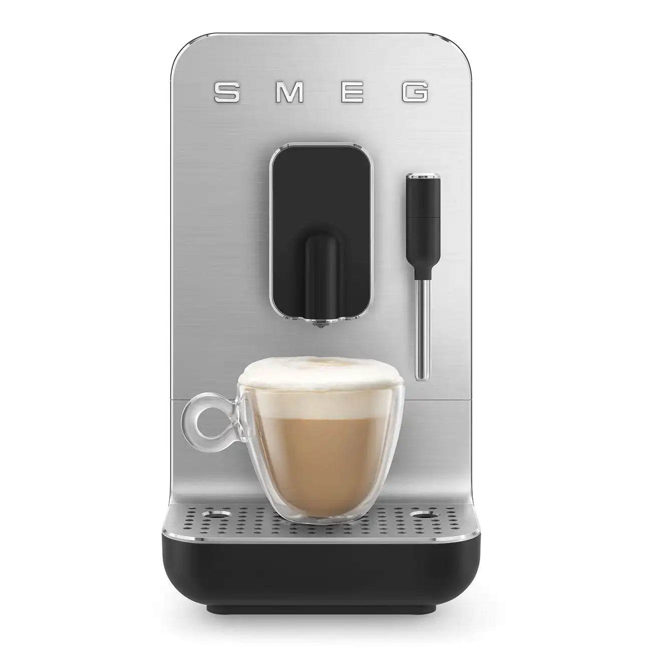 Fully Automatic Espresso Machine with Steam Wand - Matte Black