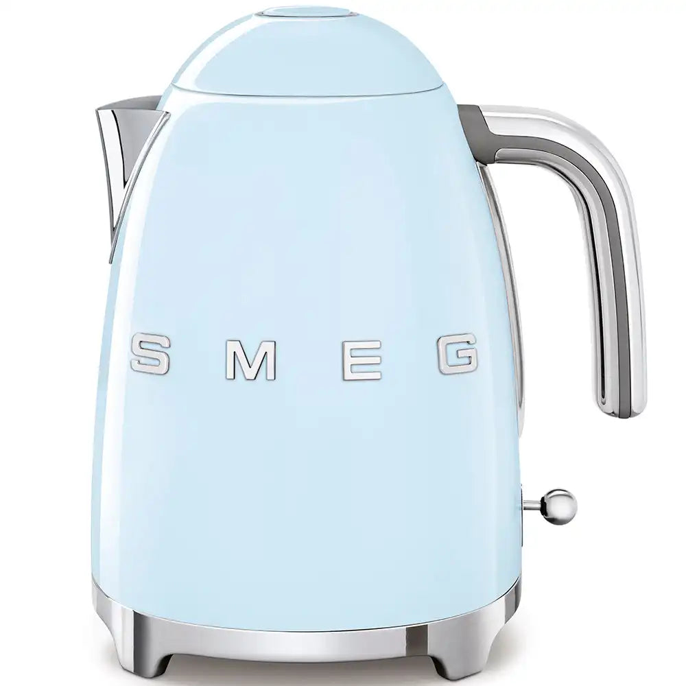 Retro-Style Electric Kettle (7 Cups) - Pastel Blue