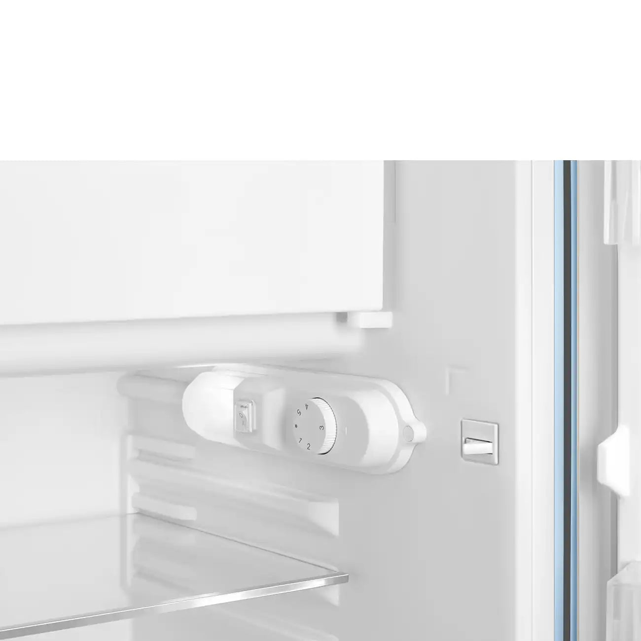 Retro-Style Refrigerator (4.3 cu ft, Right Hinge) - Pastel Blue