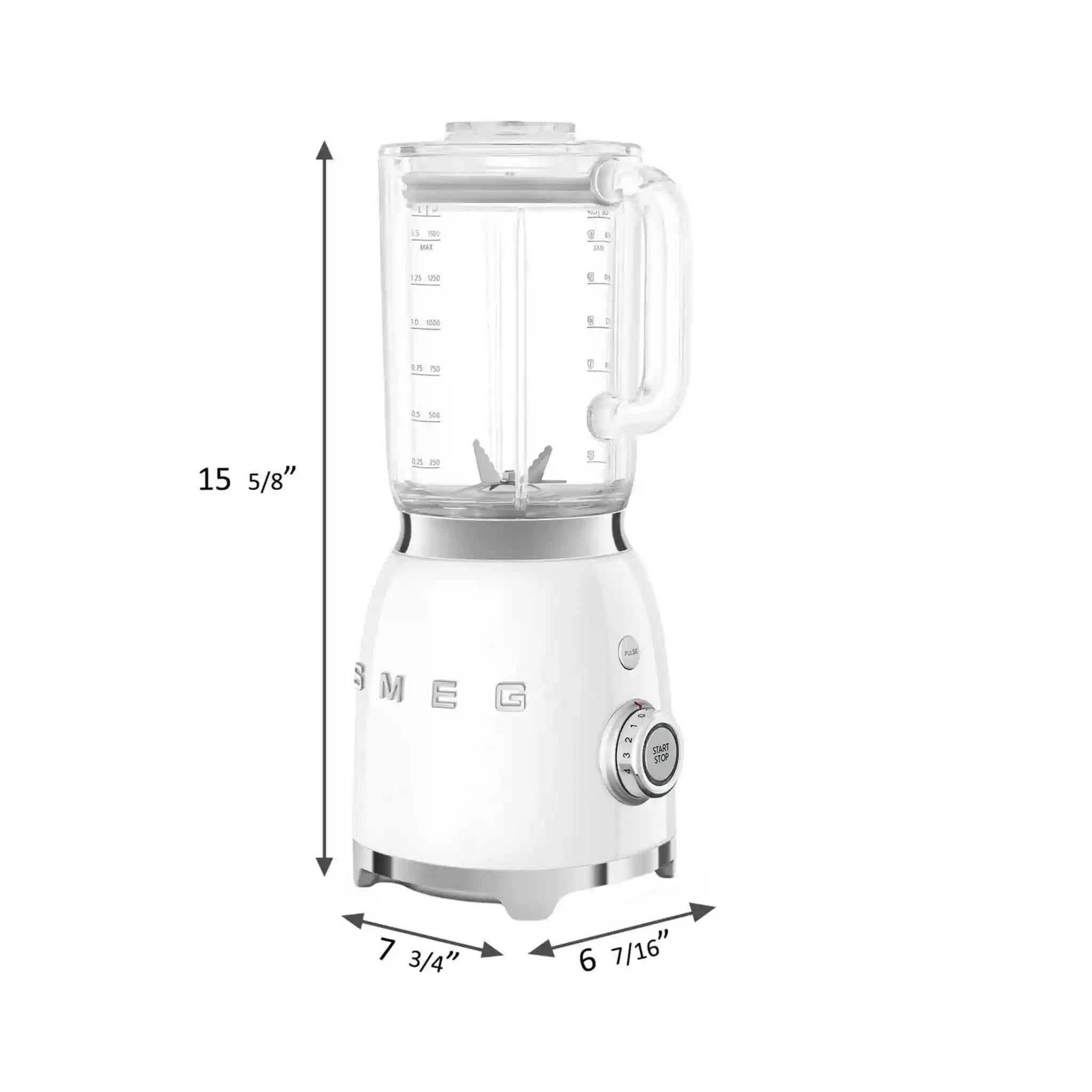 Retro-Style Blender - White