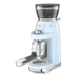 Multipurpose Conical Burr Coffee Grinder – Retro-Style Pastel Blue
