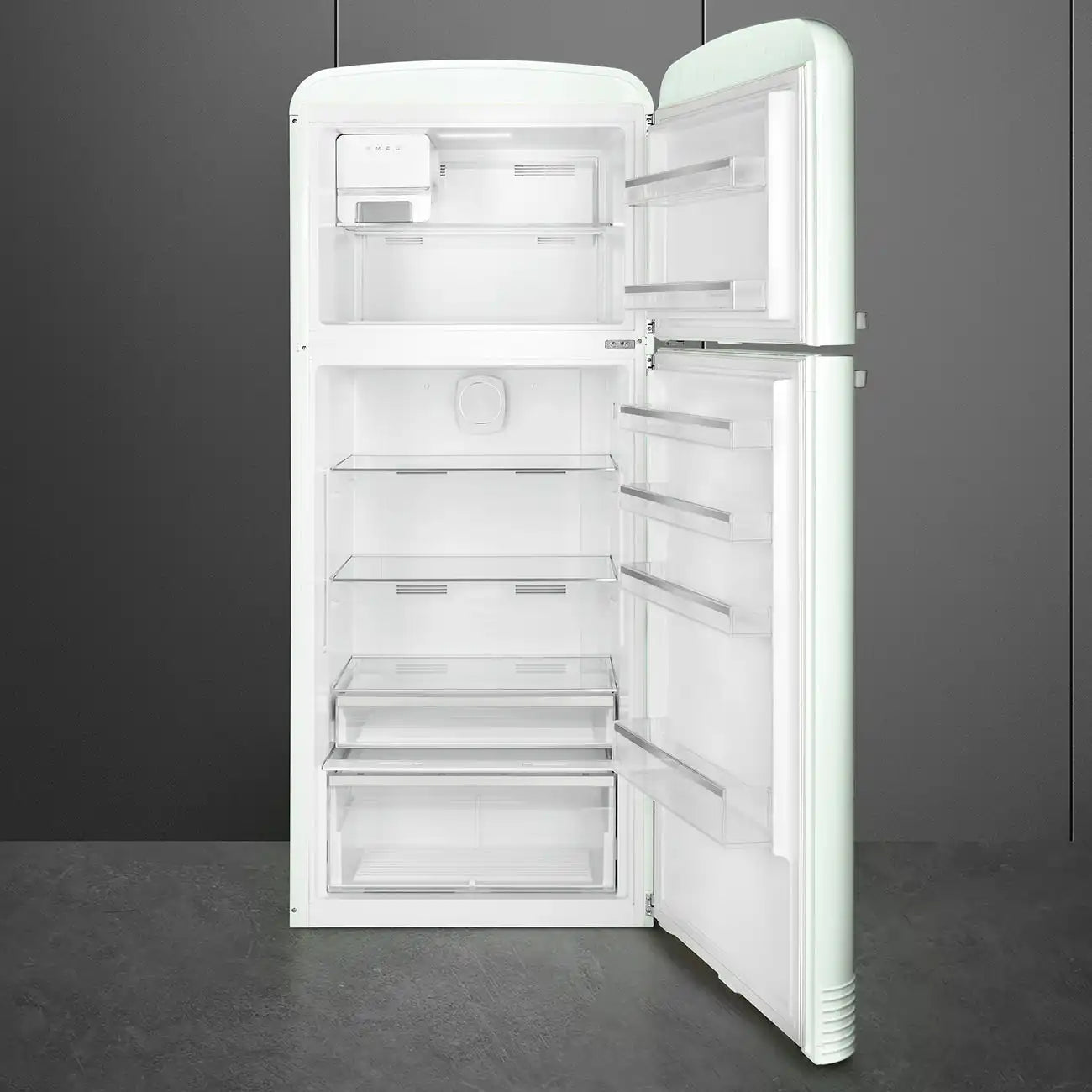 Retro-Style Refrigerator (19.3 cu ft, Right Hinge) - Pastel Green