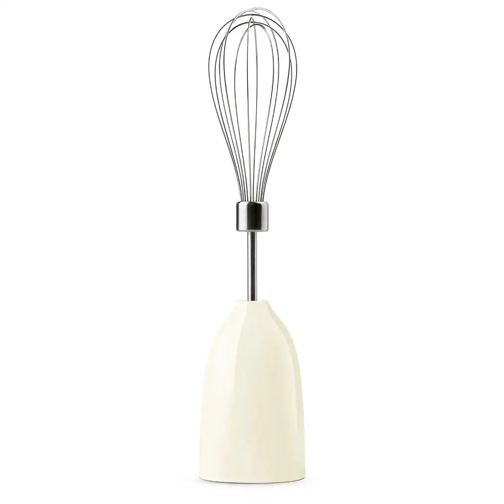 Retro-Style Hand Blender with Accessory Set - Cream