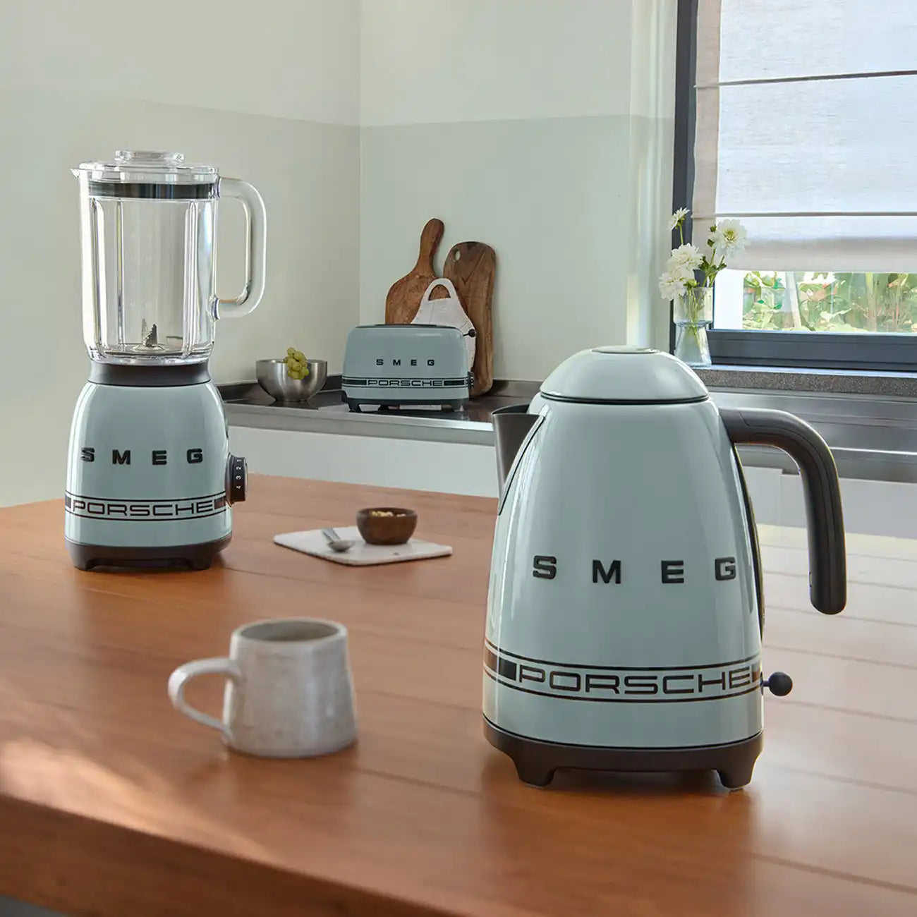 Porsche x SMEG Retro-Style 2-Slice Toaster - Shade Green