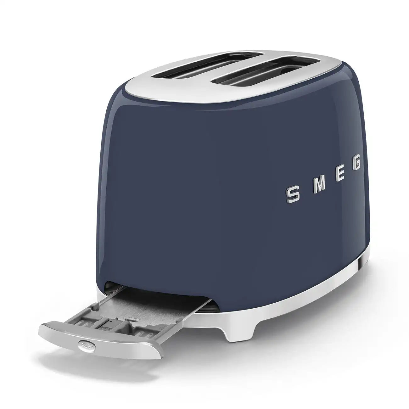 2-Slice Toaster - Retro-Style Navy Blue