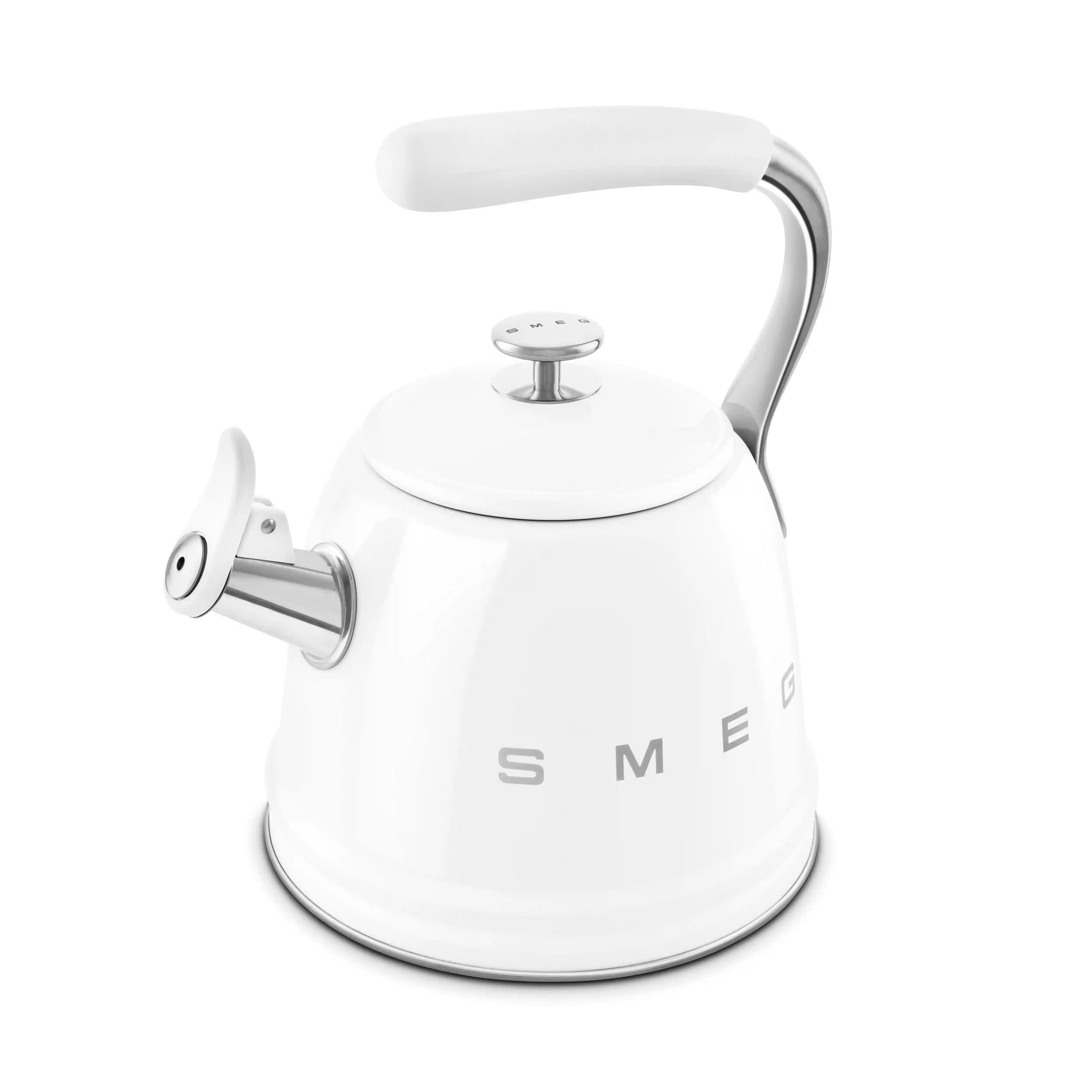 Whistling Kettle (10 Cup) - Retro-Style White