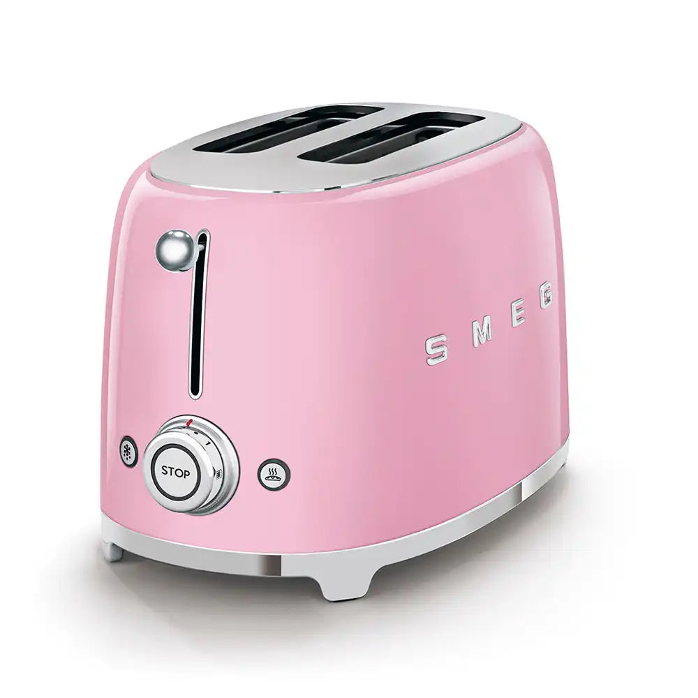2-Slice Toaster - Retro-Style Pink