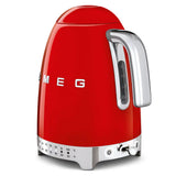 Retro-Style Electric Kettle (7 Cups) - Red