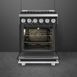 24-Inch Professional Full-Gas Range - Anthracite