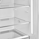 Retro-Style Refrigerator (9.5 cu ft, Right Hinge) – Black Matte