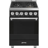 24-Inch Professional Full-Gas Range - Anthracite