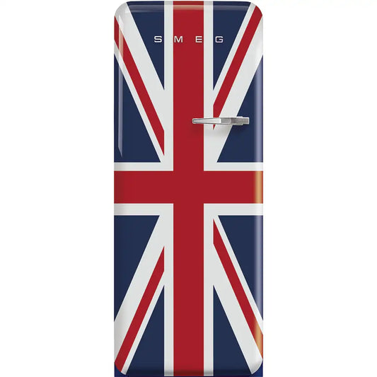 Retro-Style Refrigerator (9.5 cu ft, Left Hinge) -  Special Union Jack