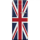 Retro-Style Refrigerator (9.5 cu ft, Left Hinge) -  Special Union Jack
