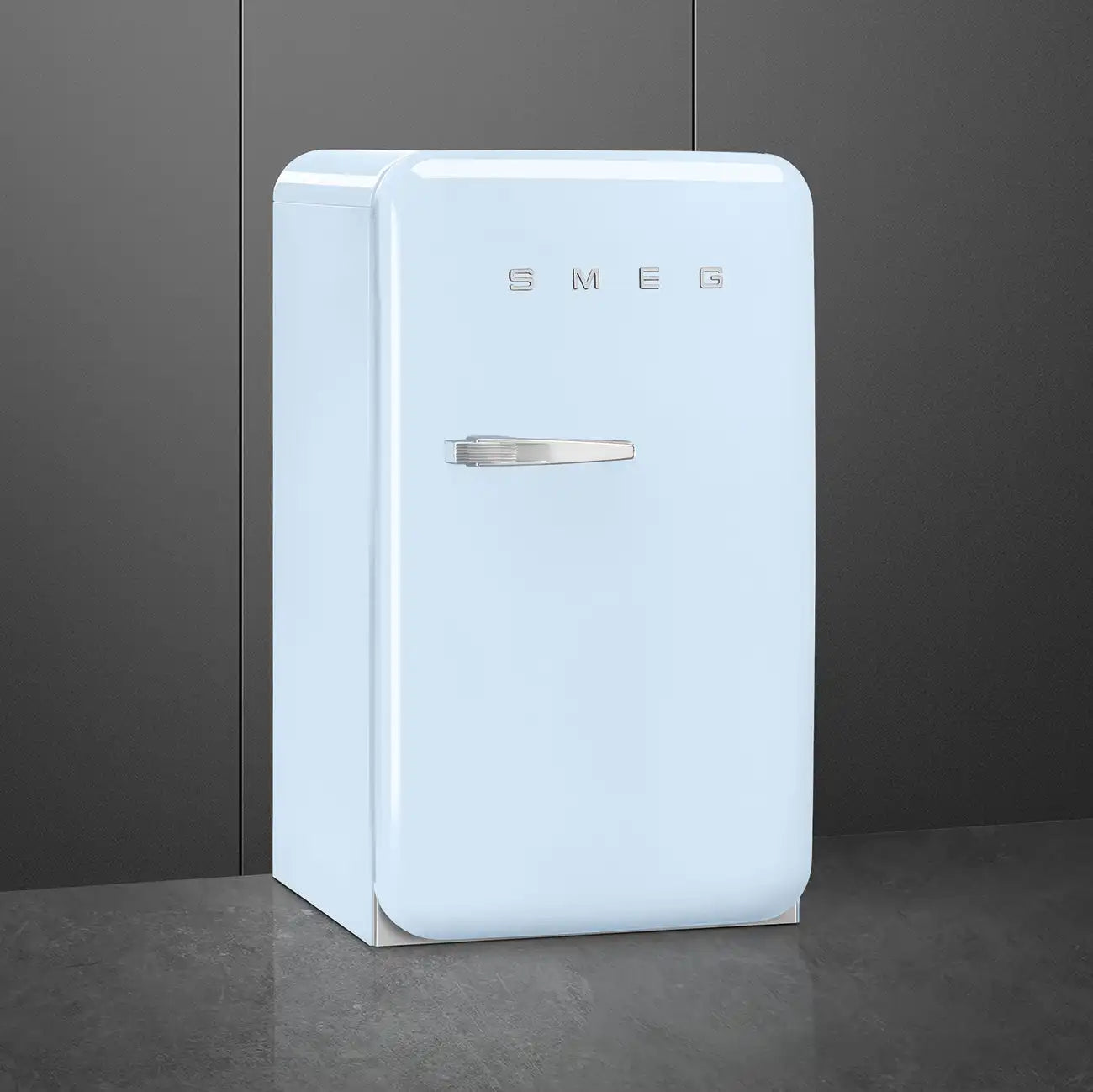 Retro-Style Refrigerator (4.3 cu ft, Right Hinge) - Pastel Blue