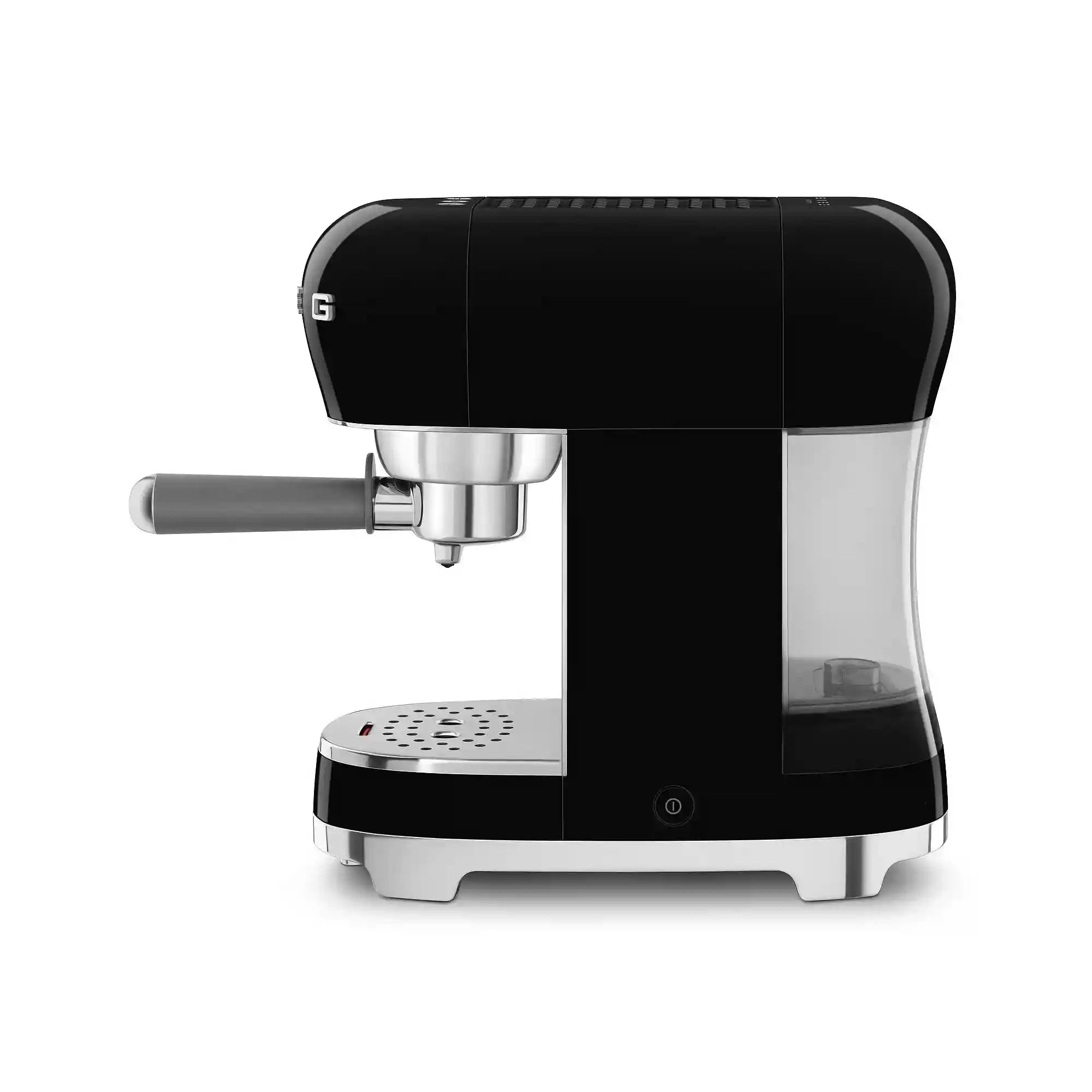 SMEG Retro-Style Manual Espresso Machine - Black