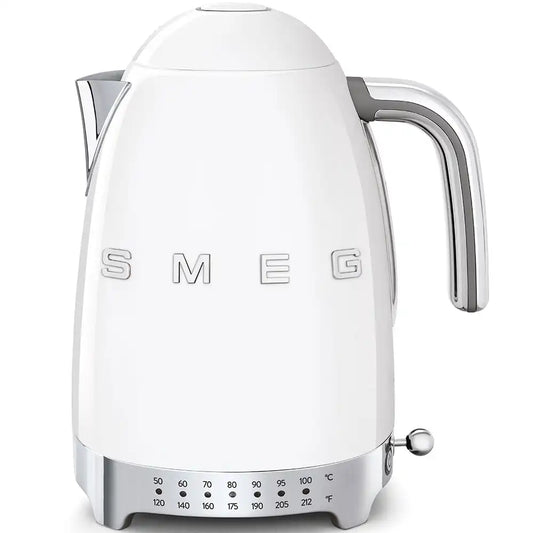 Retro-Style Electric Kettle (7 Cups) - White