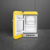 Retro-Style Refrigerator (1.2 cu ft, Left Hinge) - Yellow