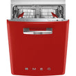 Retro-Style Built-In 24" FlexiDuo Dishwasher (ADA Compliant) - Red