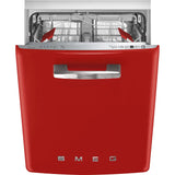 Retro-Style Built-In 24" FlexiDuo Dishwasher (ADA Compliant) - Red