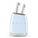 Knife Block Set - Retro-Style Pastel Blue