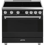 36-Inch Professional Induction Range - Matte Black