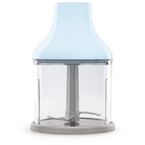 Retro-Style Hand Blender with Accessory Set - Pastel Blue