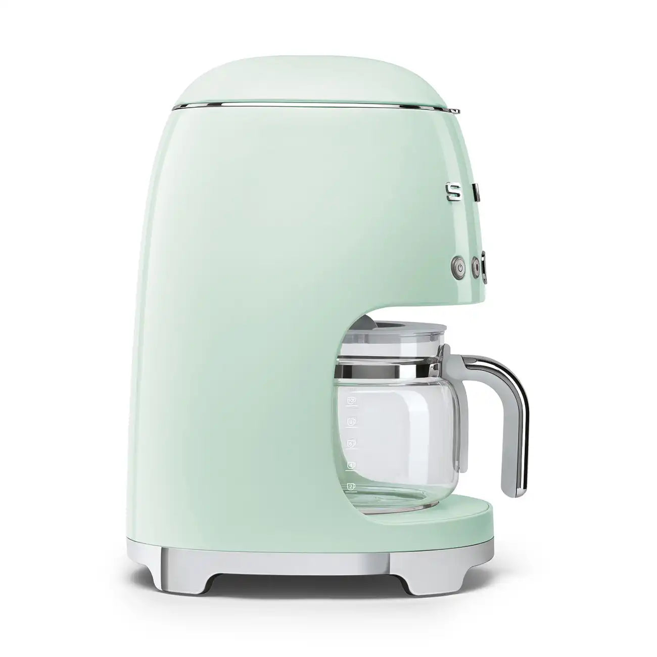 Retro-Style Drip Coffee Machine (10 Cups) - Pastel Green