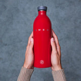 SMEG x 24Bottles® Stainless Steel Bottle (34 oz) - Red