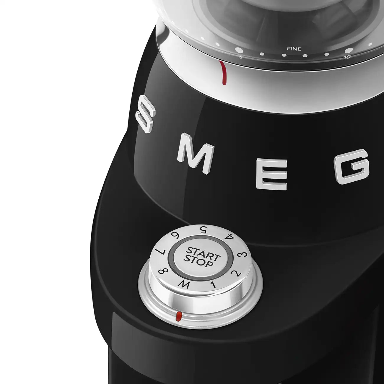 Multipurpose Conical Burr Coffee Grinder – Retro-Style Black