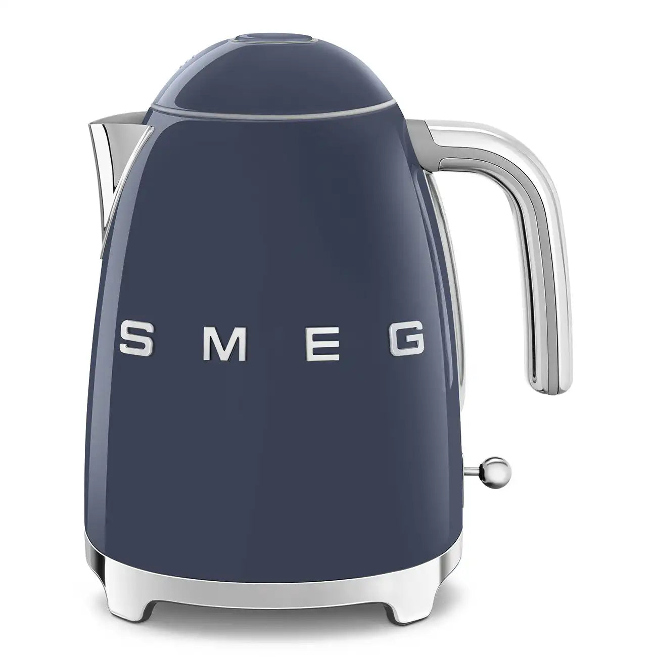 Retro-Style Electric Kettle (7 Cups) - Navy Blue