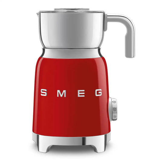 Retro-Style Milk Frother (20 oz) - Red