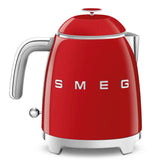 Mini Electric Kettle (3 Cups) - Retro-Style Red