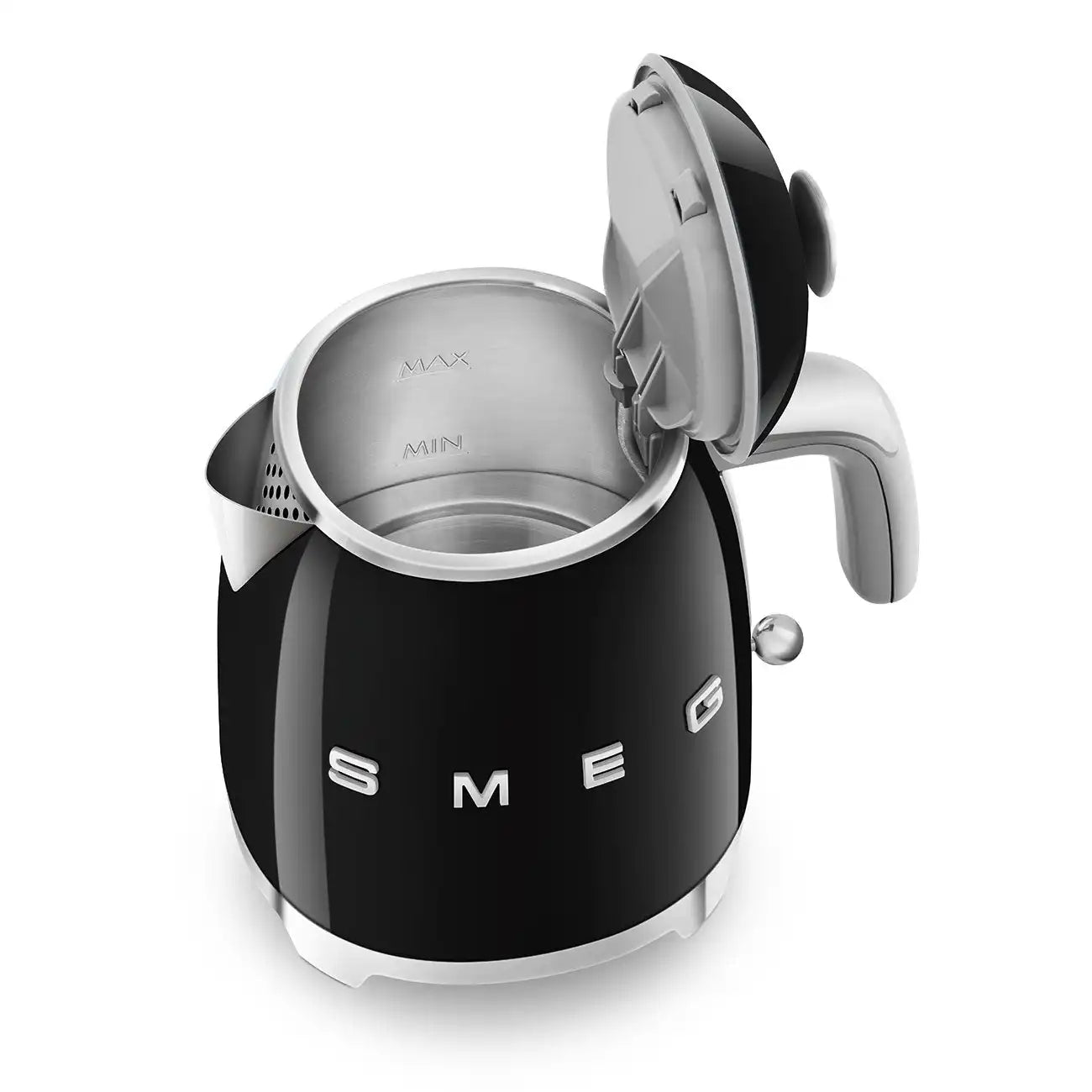 Mini Electric Kettle (3 Cups) - Retro-Style Black