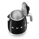 Mini Electric Kettle (3 Cups) - Retro-Style Black