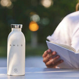 SMEG x 24Bottles® Insulated Stainless Steel Bottle (17 oz) - Cream