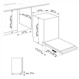 18" Integrated Slim Dishwasher (Panel-Ready, ADA)