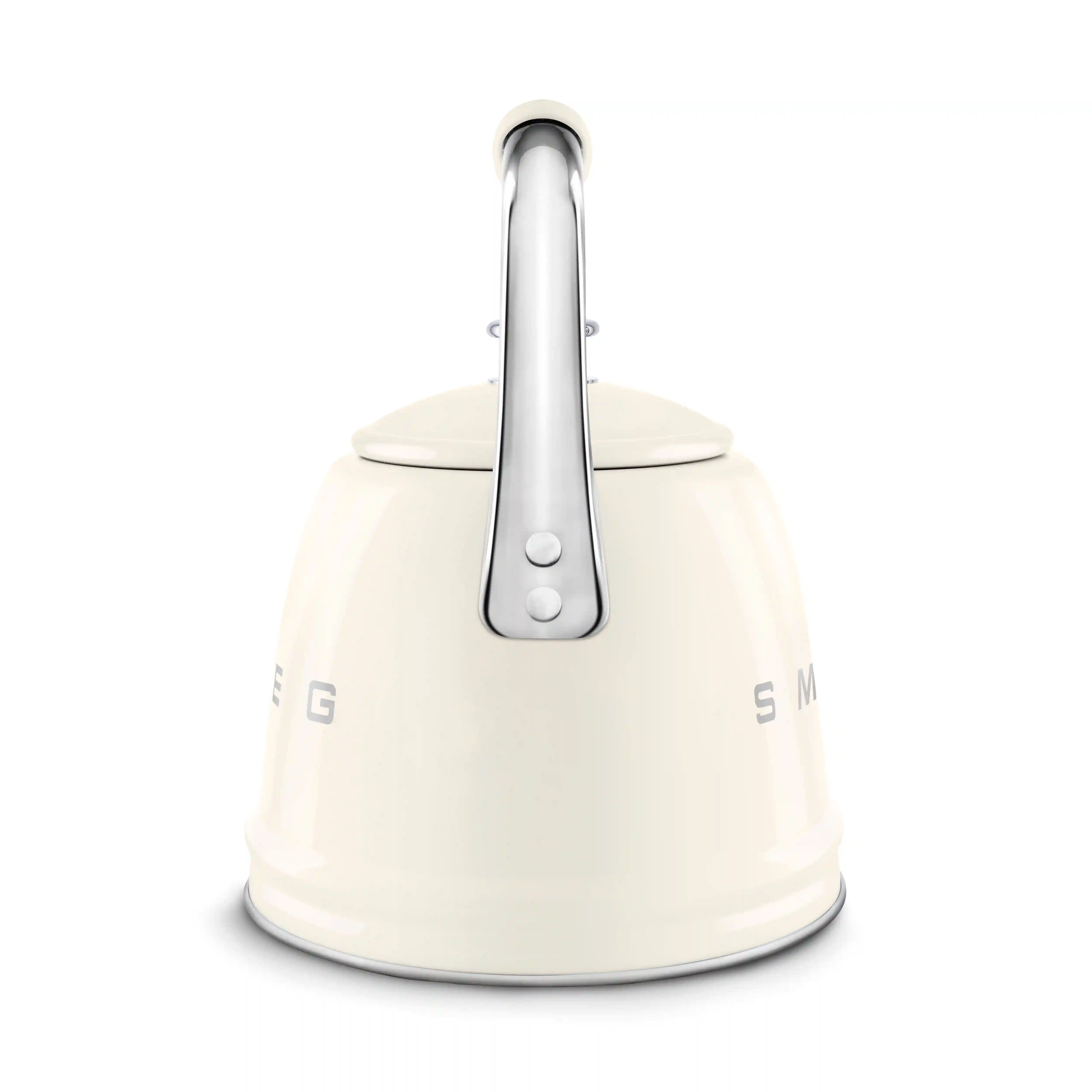 Whistling Kettle (10 Cup) - Retro-Style Cream