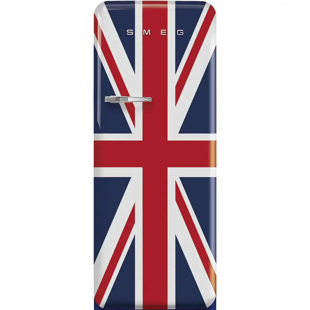 Retro-Style Refrigerator (9.5 cu ft, Right Hinge) -  Union Jack