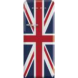 Retro-Style Refrigerator (9.5 cu ft, Right Hinge) -  Union Jack
