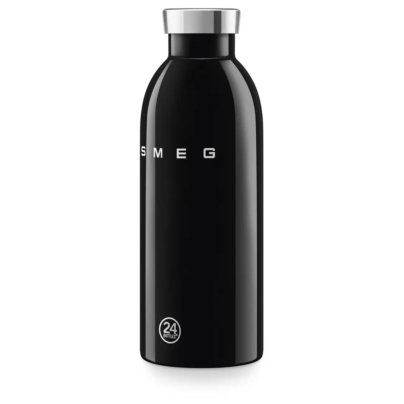 SMEG x 24Bottles® Insulated Stainless Steel Bottle (17 oz) - Black