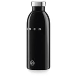 SMEG x 24Bottles® Insulated Stainless Steel Bottle (17 oz) - Black