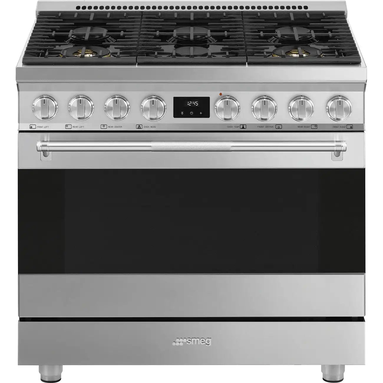 36-Inch Professional Dual-Fuel Range - Stainless Steel