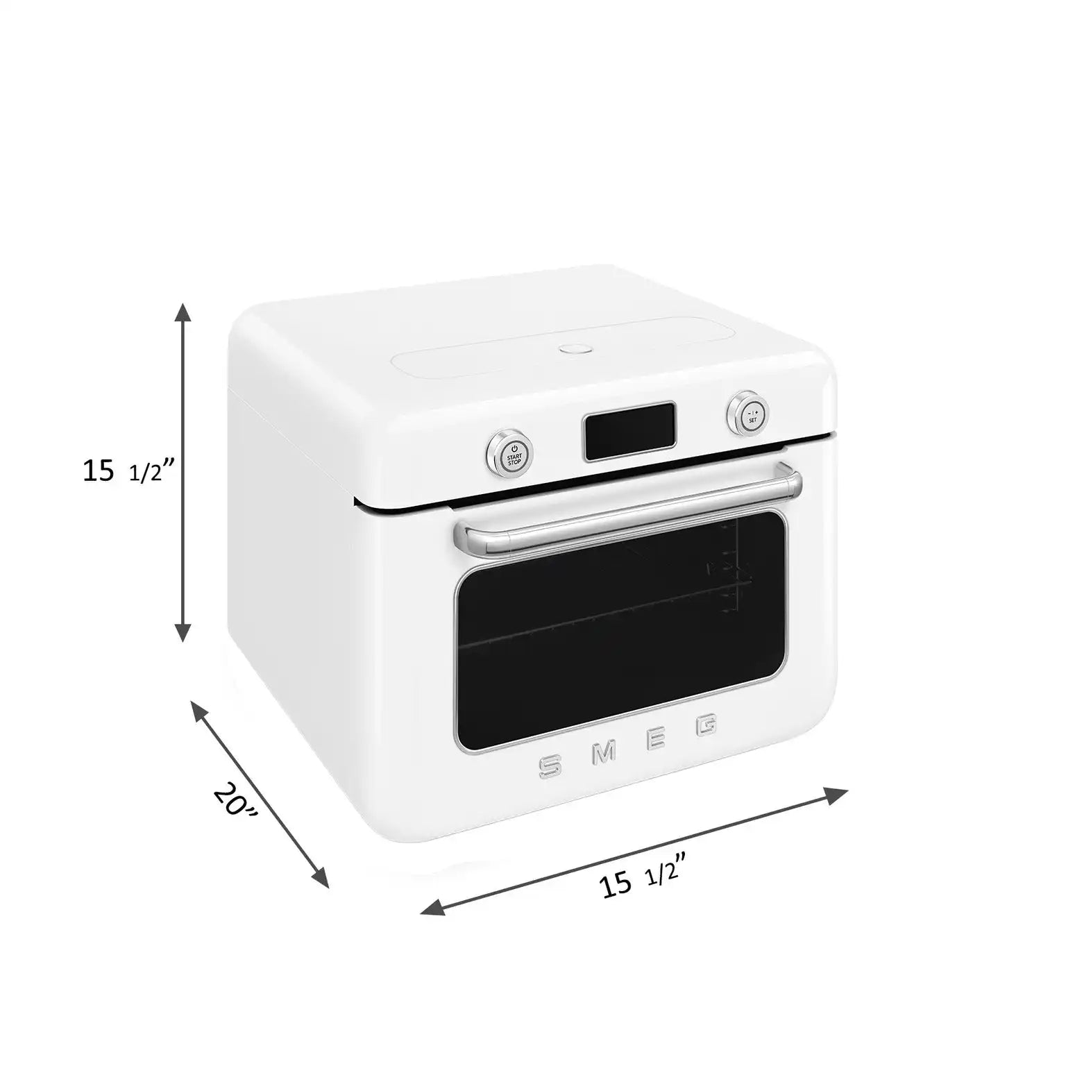 Countertop Combi Oven with Air Fry & Steam - Retro-Style White