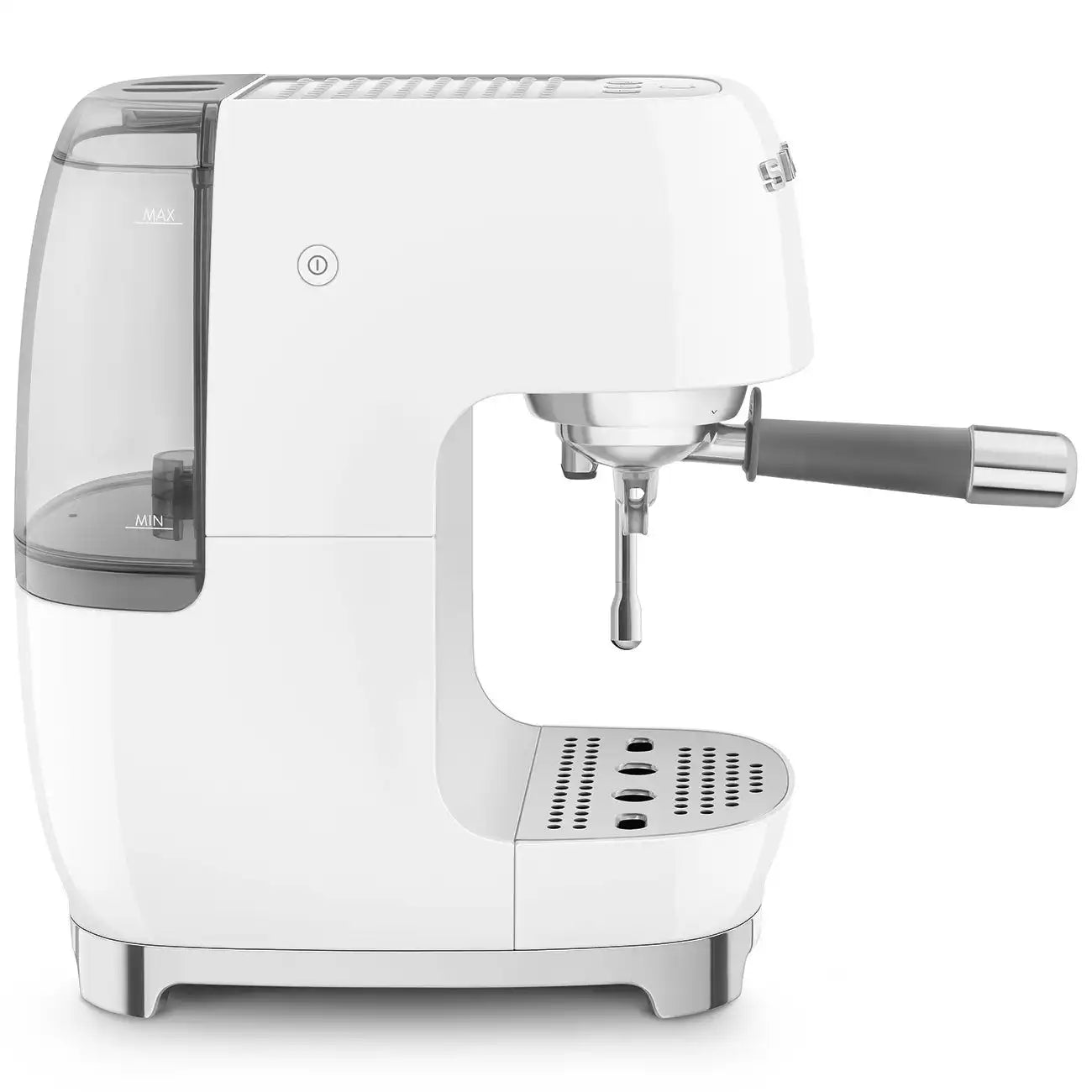 Manual Espresso & Cold Brew Coffee Machine – Retro-Style White