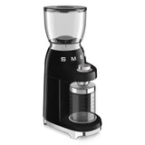 Conical Burr Coffee Grinder - Retro-Style Black