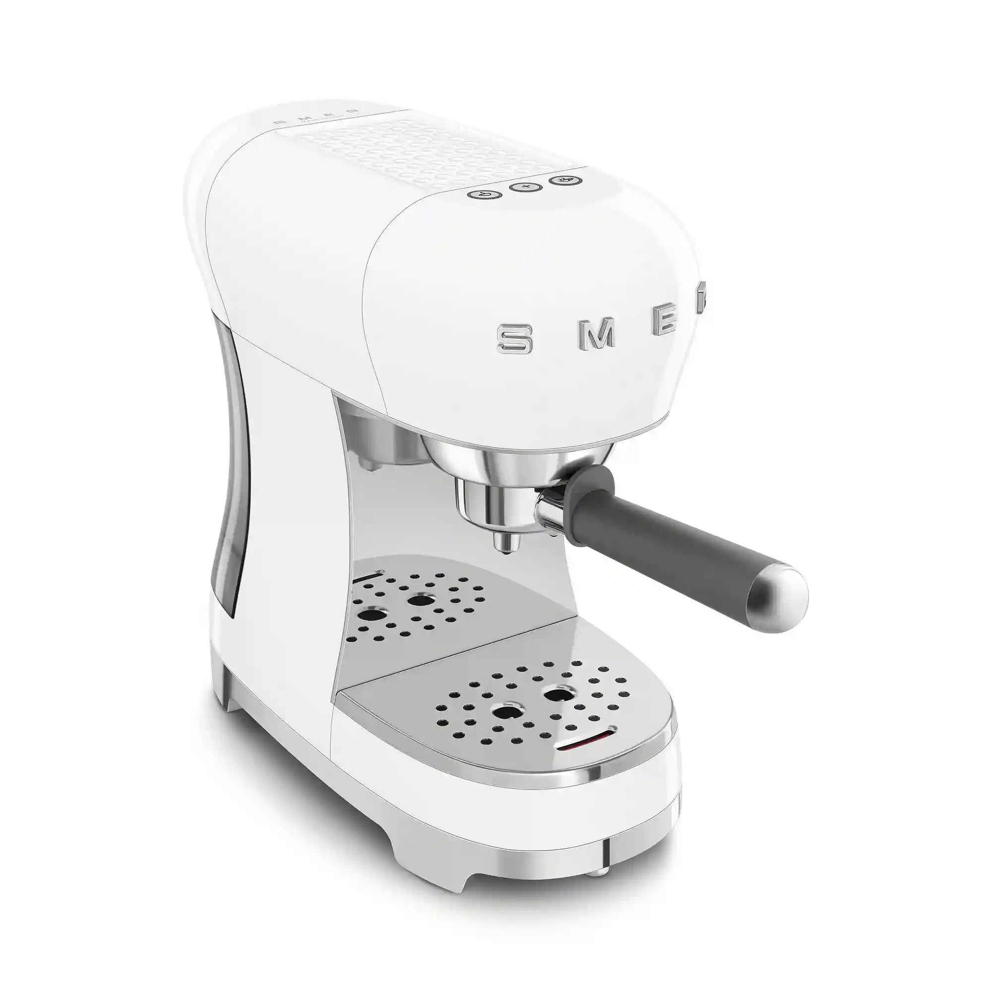 SMEG Retro-Style Manual Espresso Machine - White