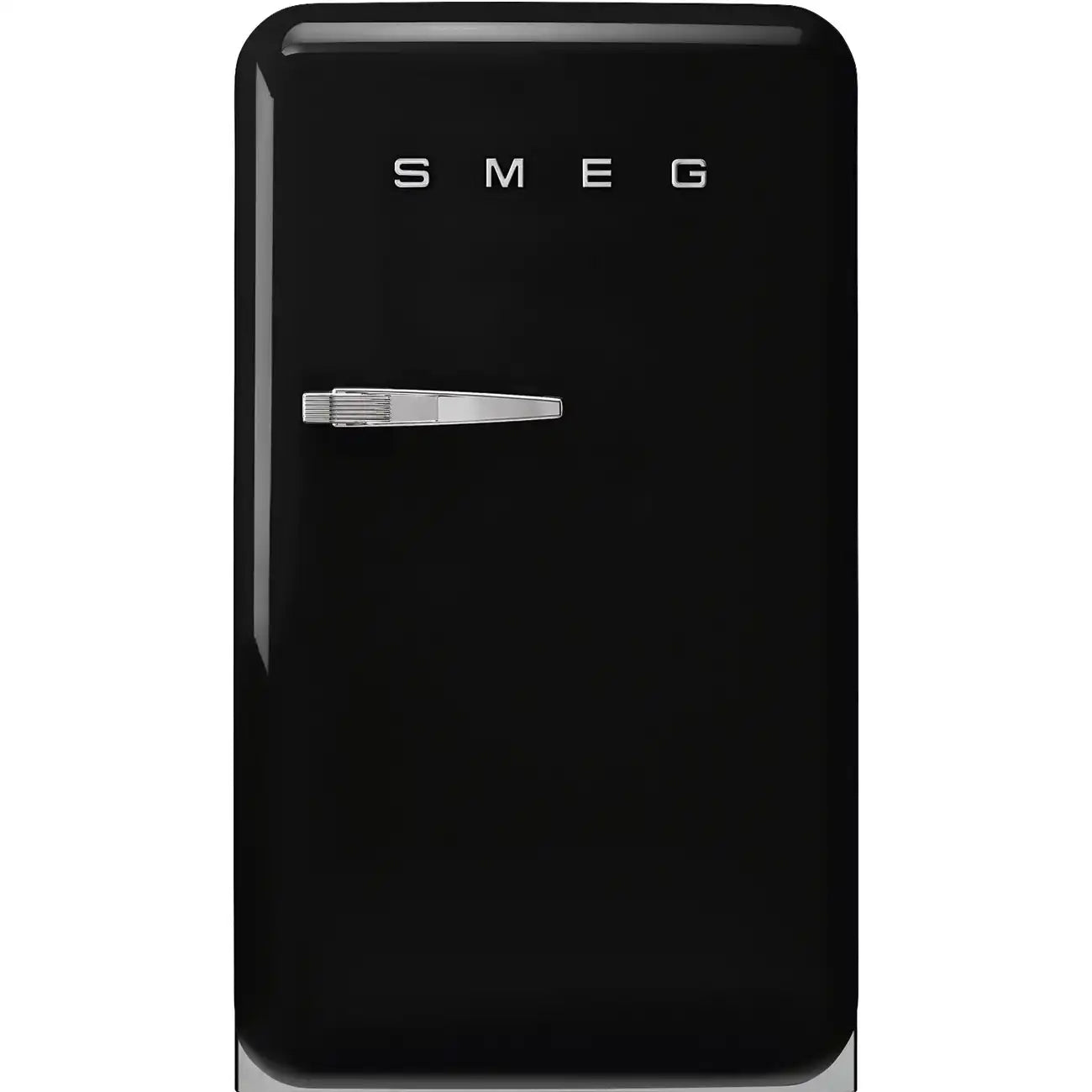 Retro-Style Refrigerator (4.3 cu ft, Right Hinge) - Black