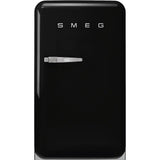 Retro-Style Refrigerator (4.3 cu ft, Right Hinge) - Black