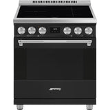 30-Inch Professional Induction Range - Matte Black
