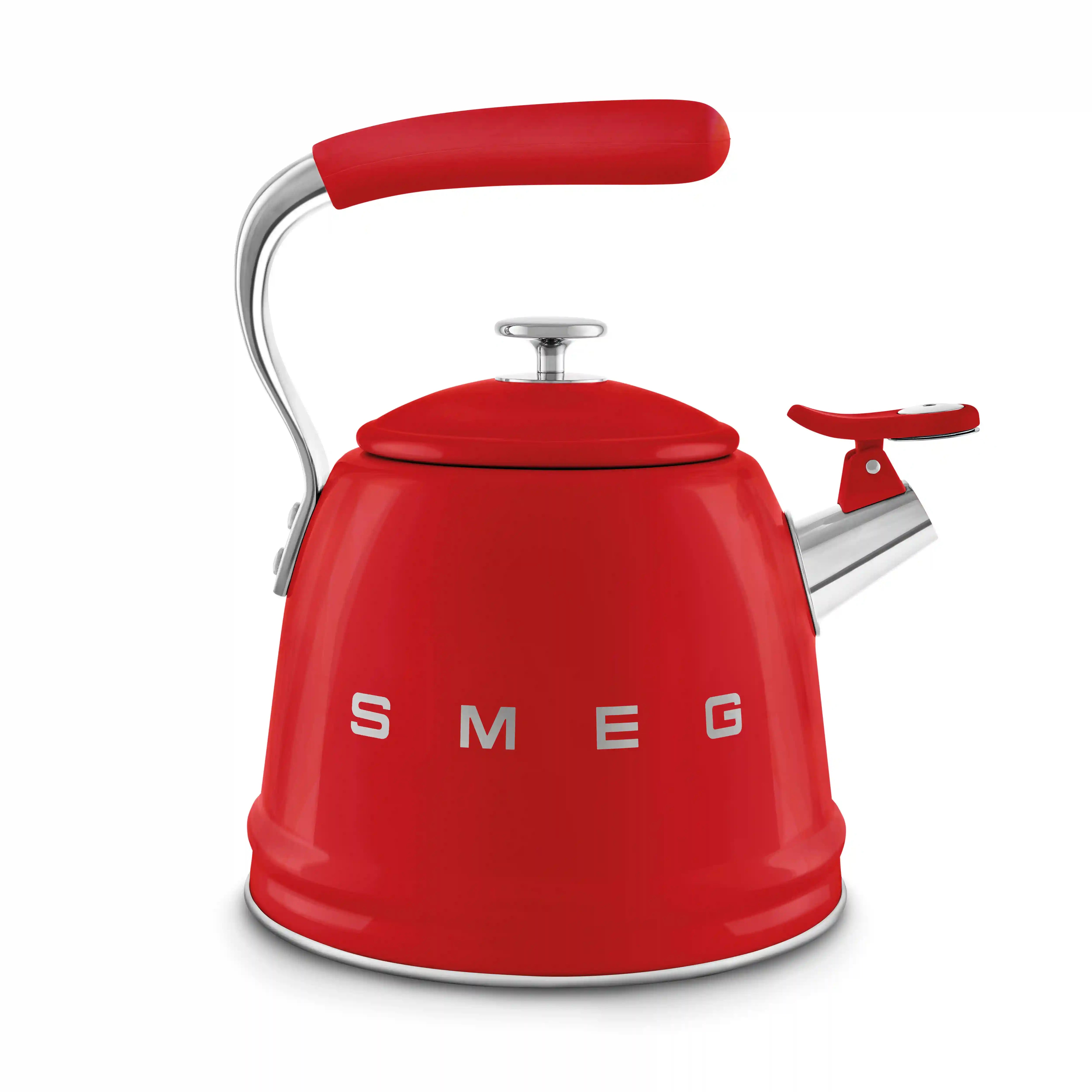Whistling Kettle (10 Cup) - Retro-Style Red